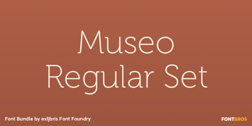 Museo Regular Set Poster