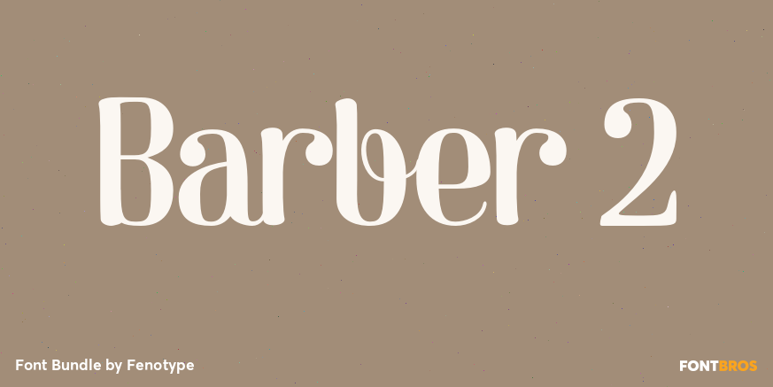 Barber 2 Font Poster #1