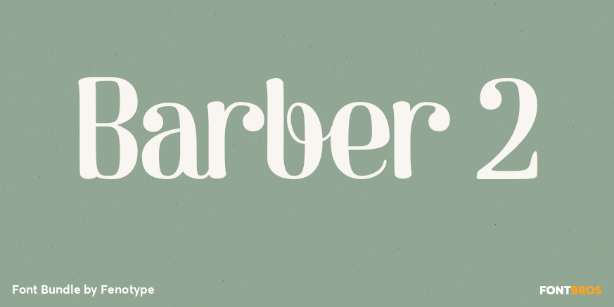 Barber 2 Font Poster #1