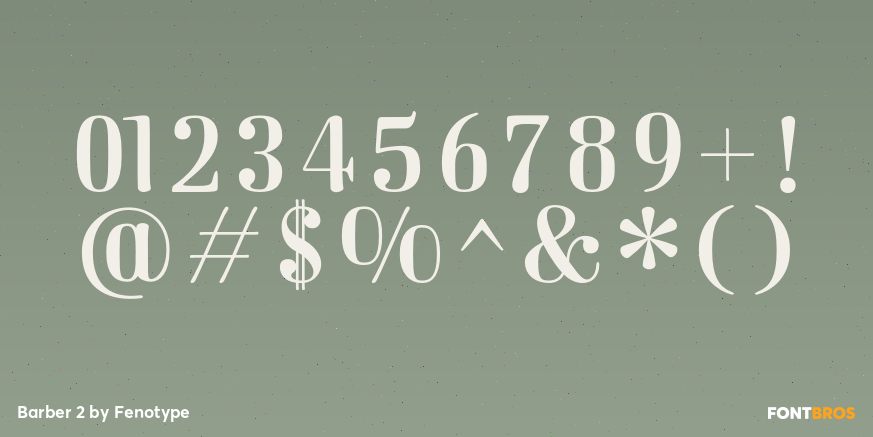 Barber 2 Font Poster #4