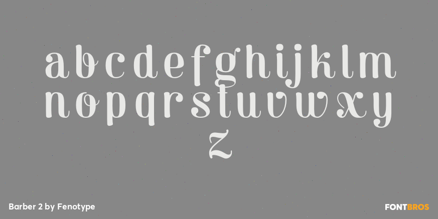 Barber 2 Font Poster #1