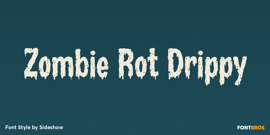 Zombie Rot Drippy Poster