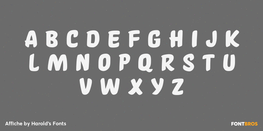 Affiche Font Poster #2