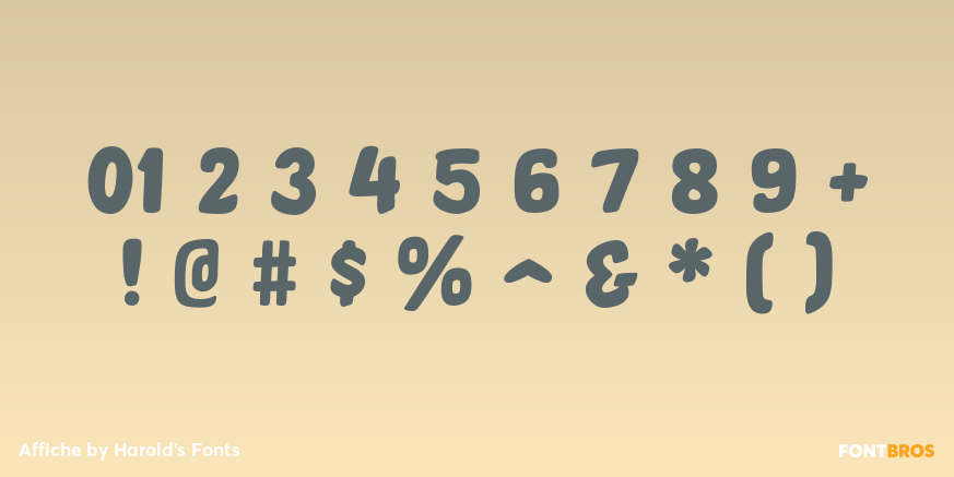 Affiche Font Poster #4