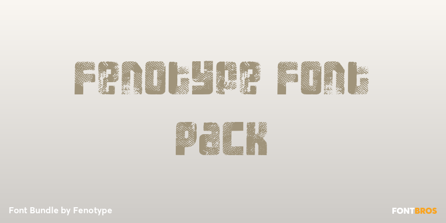 Fenotype Font Pack Font Poster #1