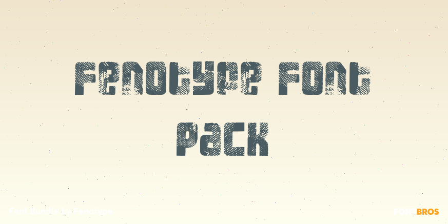 Fenotype Font Pack Font Poster #1