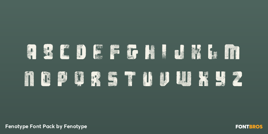 Fenotype Font Pack Font Poster #2