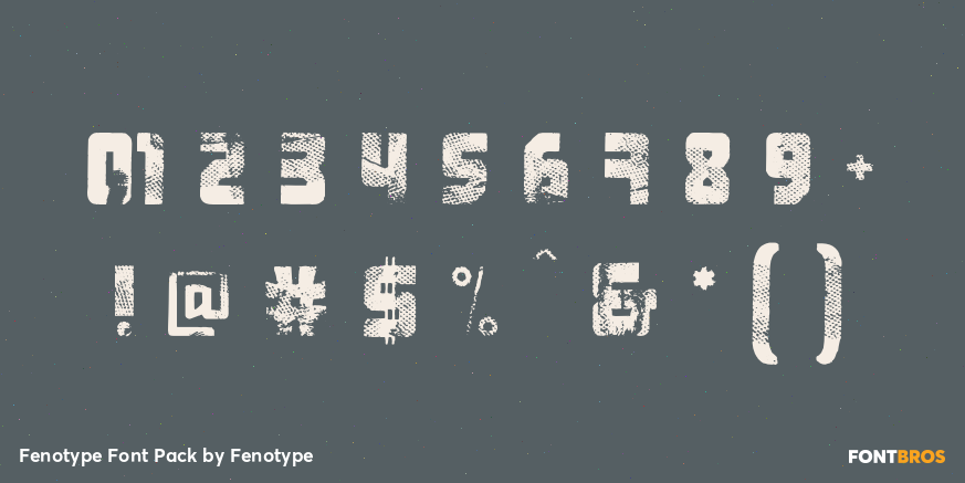 Fenotype Font Pack Font Poster #4