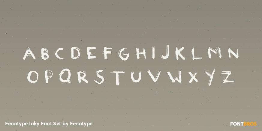 Fenotype Inky Font Set Font Poster #1