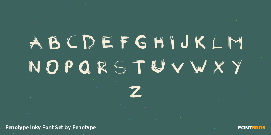 Fenotype Inky Font Set Font Poster #1