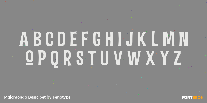 Malamondo Basic Set Font Poster #3