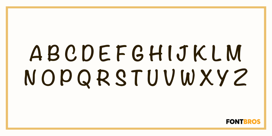 Tally Text Font Poster #2