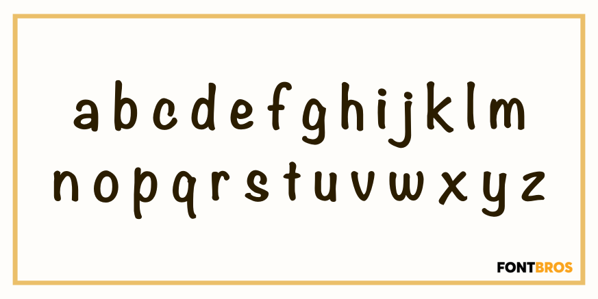 Tally Text Font Poster #3