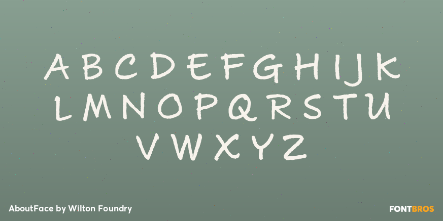 AboutFace Font Poster #1