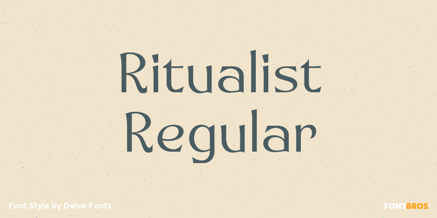 Ritualist Regular Font Poster #1