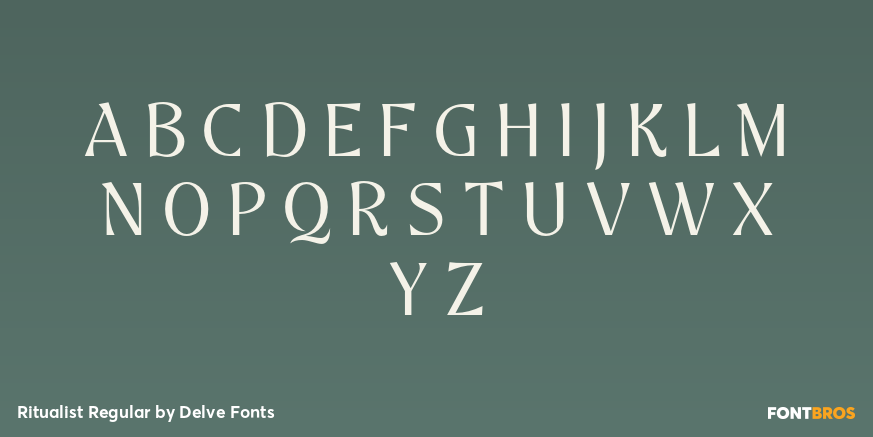 Ritualist Regular Font Poster #2