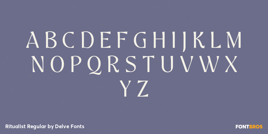 Ritualist Regular Font Poster #2