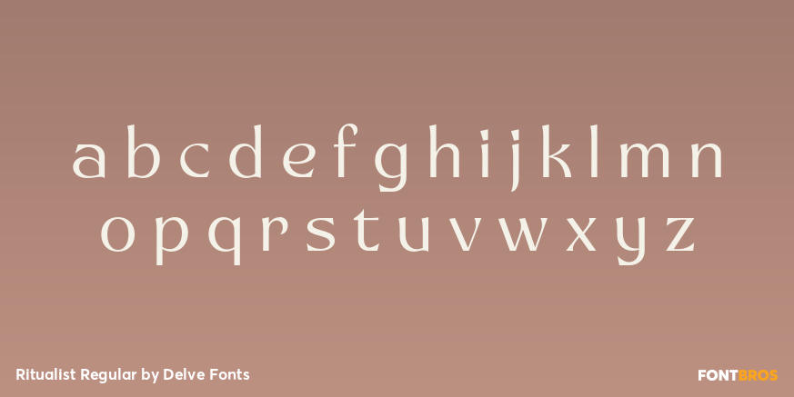 Ritualist Regular Font Poster #3