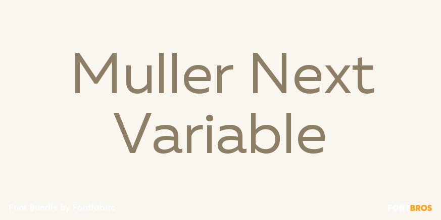 Muller Next Variable Poster