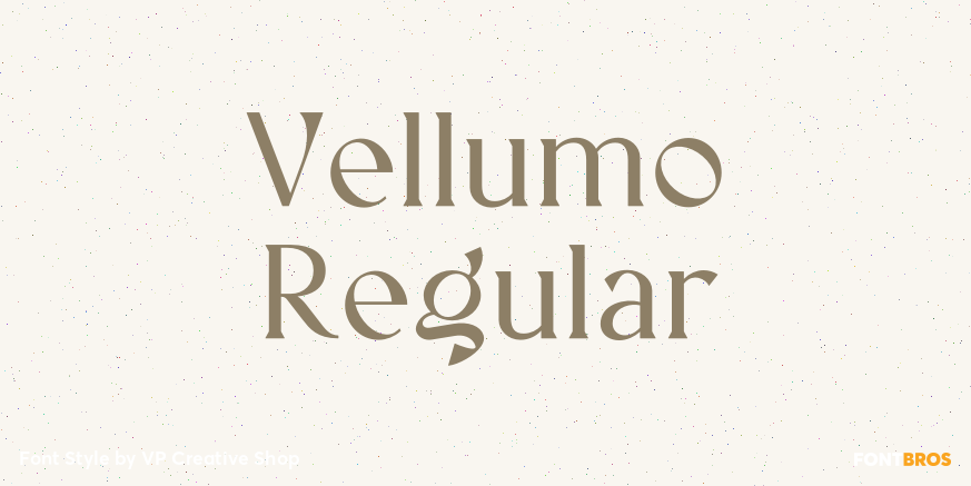 Vellumo Regular Poster