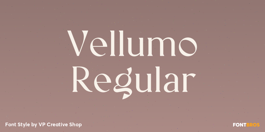 Vellumo Regular Poster