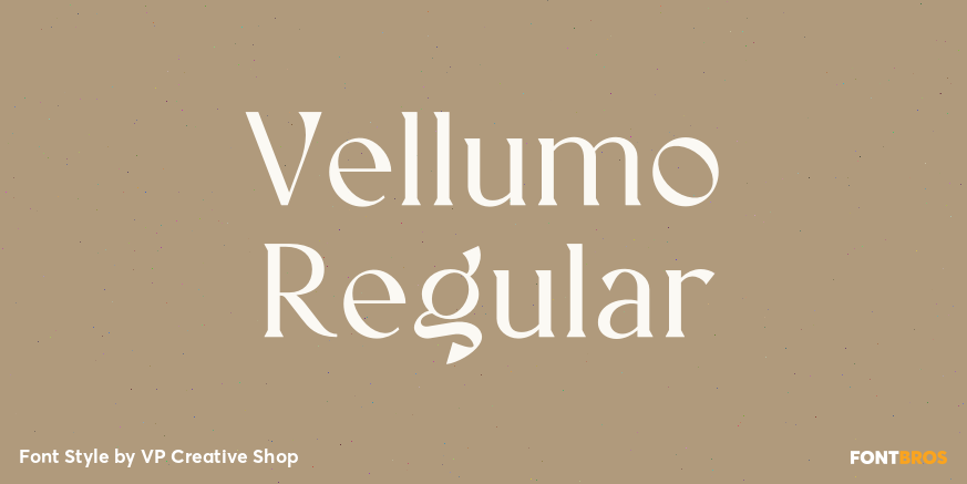 Vellumo Regular Poster