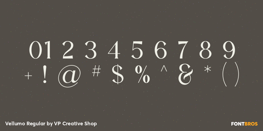 Vellumo Regular Font Poster #4