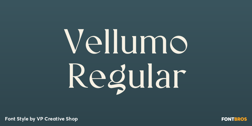 Vellumo Regular Poster