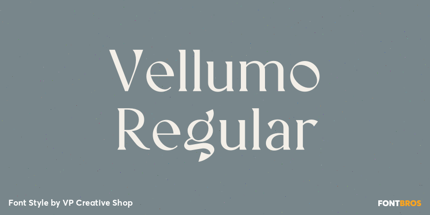 Vellumo Regular Poster