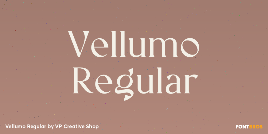 Vellumo Regular Poster