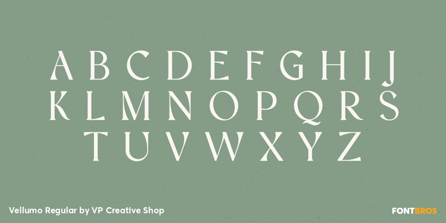 Vellumo Regular Font Poster #2