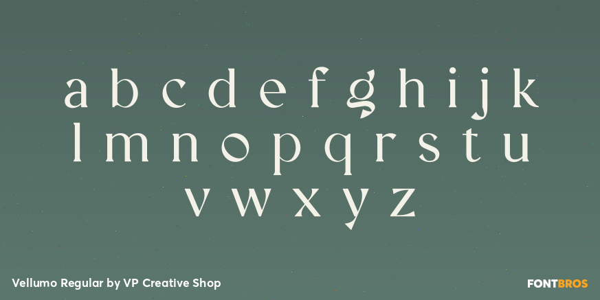 Vellumo Regular Font Poster #3