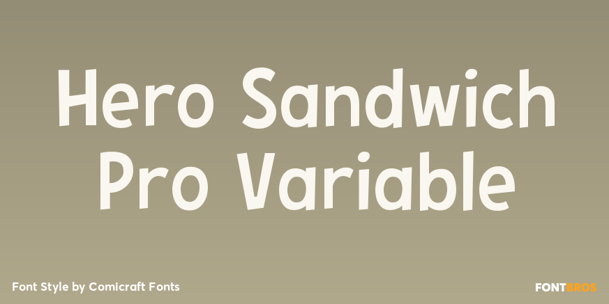 Hero Sandwich Pro Variable Poster