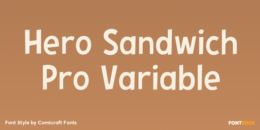 Hero Sandwich Pro Variable Poster