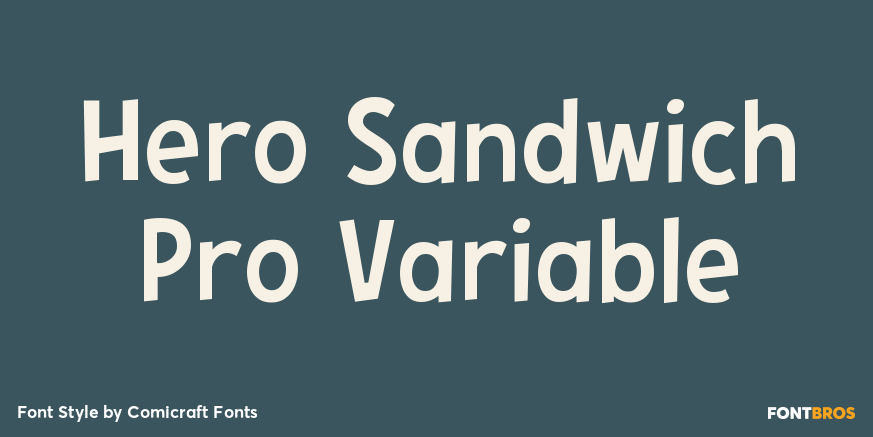 Hero Sandwich Pro Variable Poster