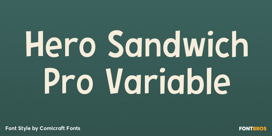 Hero Sandwich Pro Variable Poster