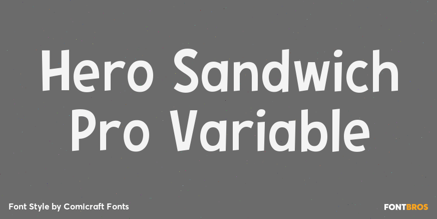 Hero Sandwich Pro Variable Poster