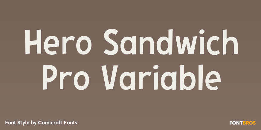 Hero Sandwich Pro Variable Poster