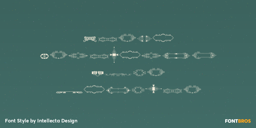 Naive Ornaments Four Regular Poster