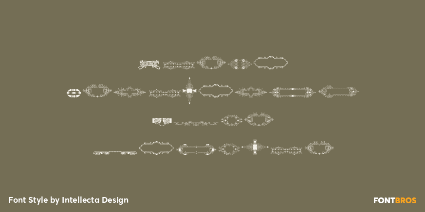 Naive Ornaments Four Regular Poster