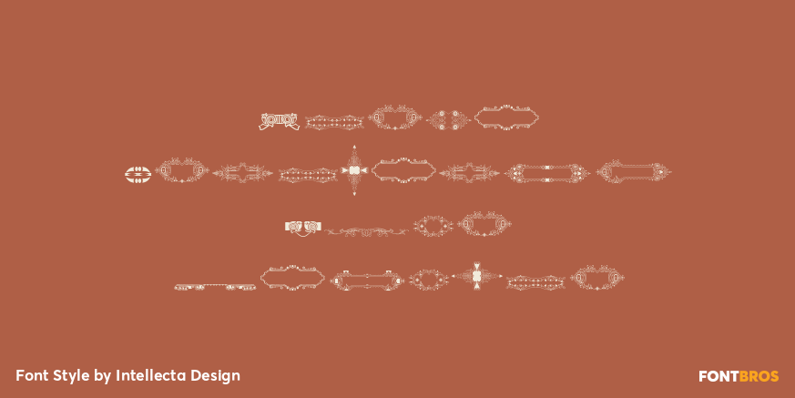 Naive Ornaments Four Regular Poster