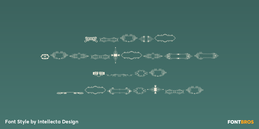 Naive Ornaments Four Regular Poster