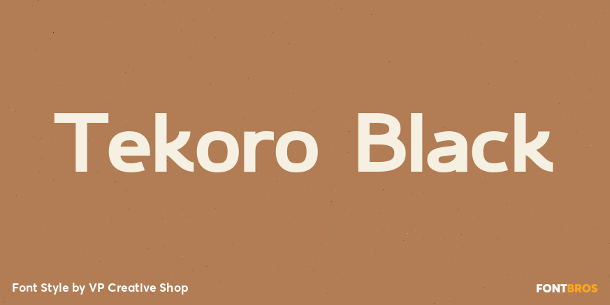 Tekoro Black Poster