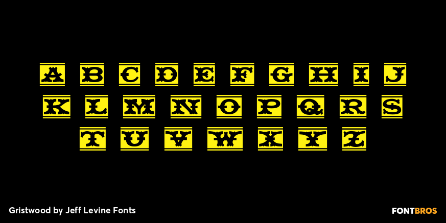 Gristwood Font Poster #2