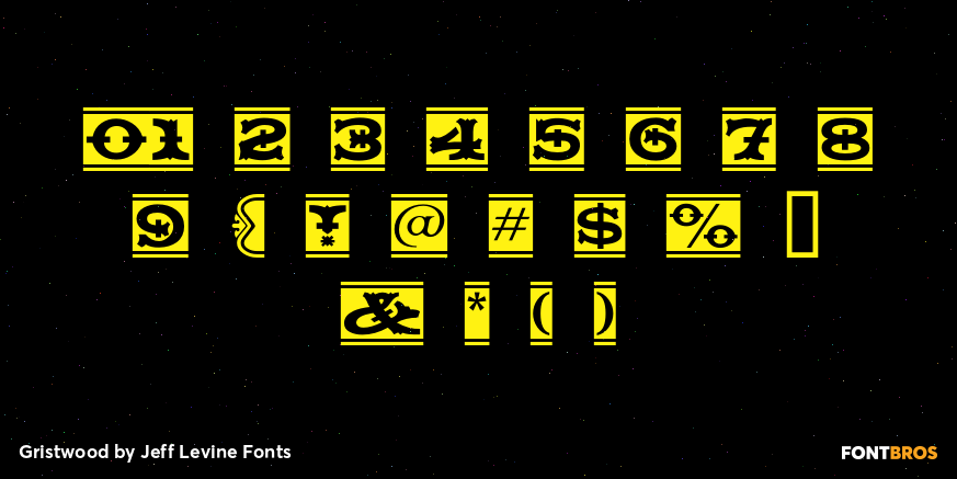 Gristwood Font Poster #4