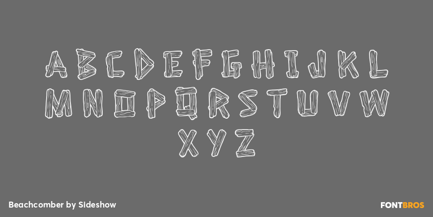 Beachcomber Font Poster #3