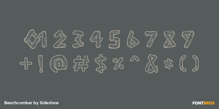 Beachcomber Font Poster #4