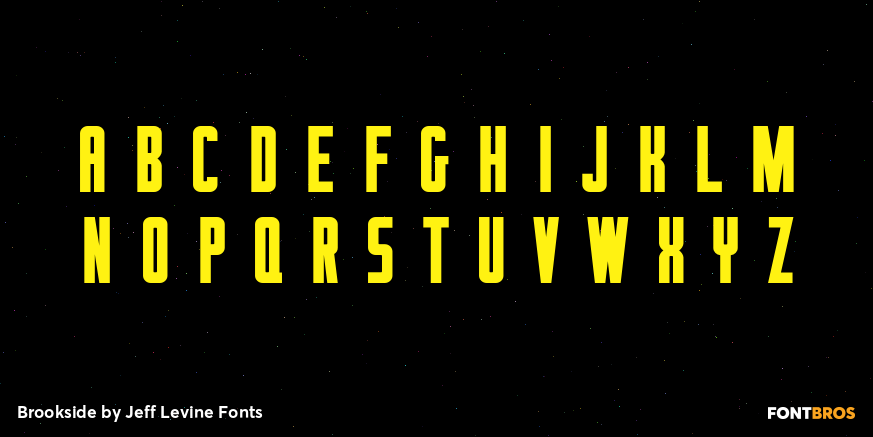 Brookside Font Poster #2