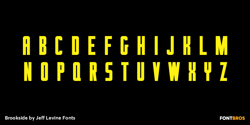 Brookside Font Poster #3