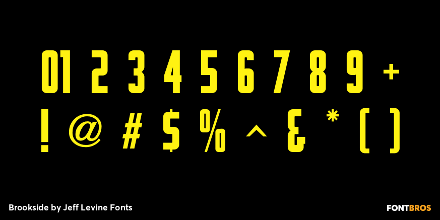 Brookside Font Poster #4